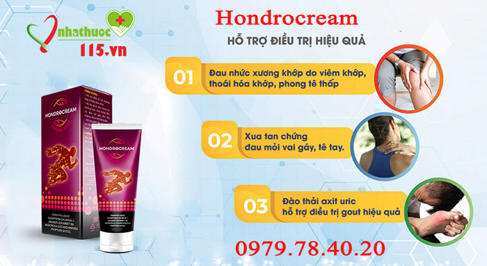công dụng hondrocream