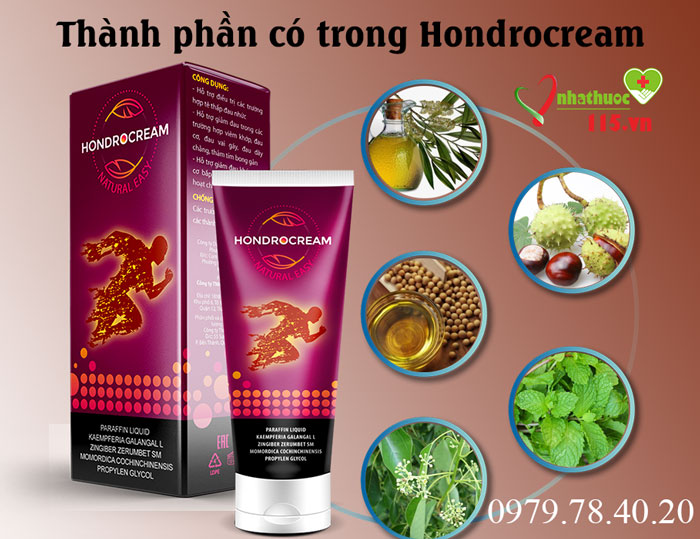 thành phần hondrocream có tốt không
