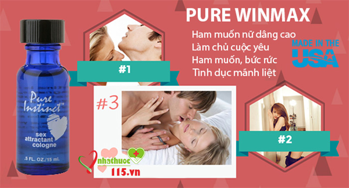 nước hoa kích dục pure winmax blue