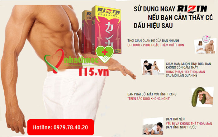 đối tượng sử dụng rizin nhật bản