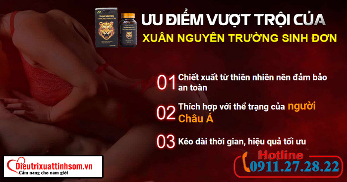 thành phần của xuân nguyên trường sinh đơn được chiết xuất từ đâu